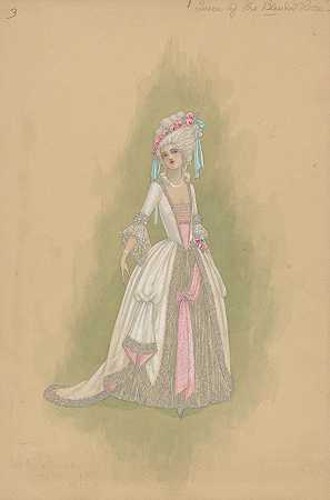 混合玫瑰女王`Queen of the Blended Rose (1912 ~ 1924) by Will R. Barnes