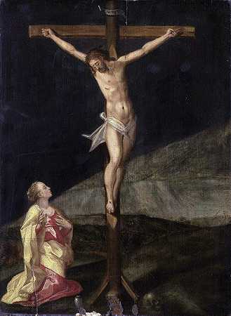 十字架脚下的抹大拉的马利亚`Mary Magdalene at the foot of the cross (c. 1610)