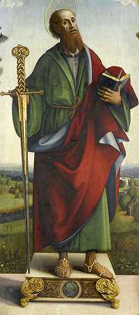 圣保罗`Saint Paul (1490 ~ 1527) by Macrino d; Alba