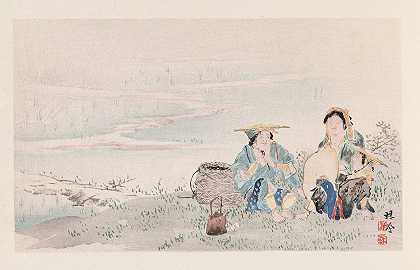 Seihōjūni富士，PL.05`Seihō jūni Fuji, Pl.05 (1894) by Takeuchi Seihō