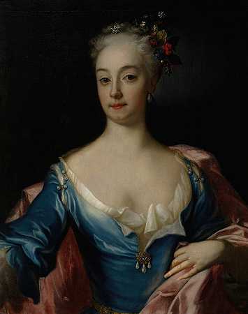 安娜·多萝西娅·阿米加`Anna Dorothea Amiga (1722) by David von Krafft
