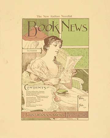 《图书新闻》（10月）第十五卷第170号。`Book News (October) Vol. XV No. 170. (1900) by George Du Maurier