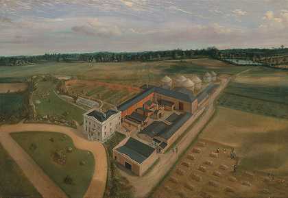 埃塞克斯州Tiptree Hall and Farm`Tiptree Hall and Farm, Essex by William Brown