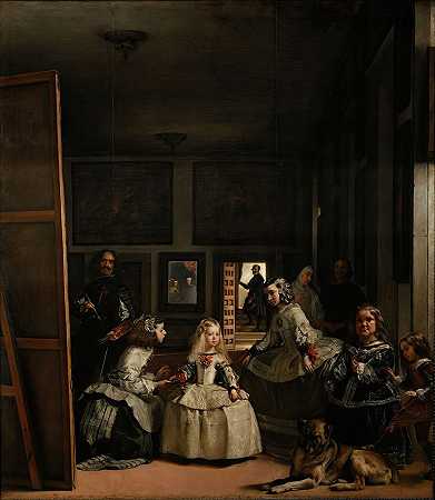 女孩们`Las meninas (1656) by Diego Velázquez