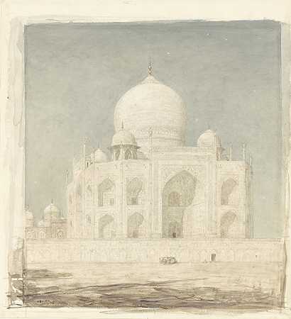 泰姬陵`De Taj Mahal (1898) by Marius Bauer