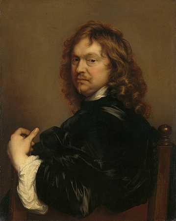 自画像`Self Portrait (1656) by Adriaen Hanneman