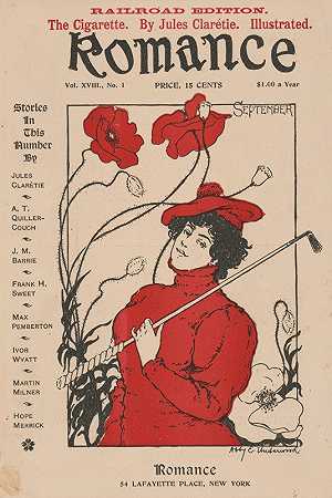 九月的浪漫。铁路版`Romance for September. Railroad edition (1895) by Abby E. Underwood