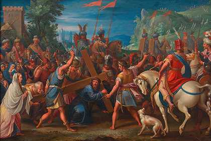 耶稣背着十字架`Christ carrying the cross (around 1600–1700) by Christoph Schwarz