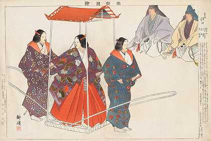 不，gaku zue，第11页`Nōgaku zue, Pl.11 (1897~1901) by Kōgyo Tsukioka