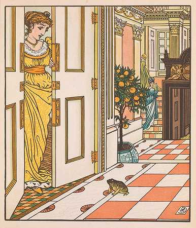 《美女与野兽》第07集`Beauty and the beast Pl. 07 (1896) by Walter Crane