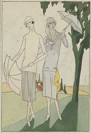 艺术品味美，L《女性优雅》，1925年4月，第56期，5年级`Art – Goût – Beauté, Feuillets de l élégance féminine, Avril 1925, No. 56, 5e Année (1925)