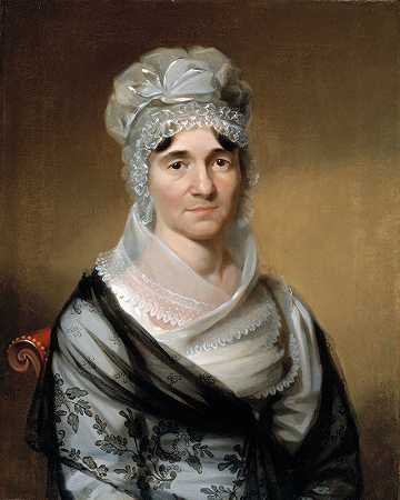 约翰·科基夫人，三世`Mrs. John Cockey, III (ca. 1822~1827) by Philip Tilyard
