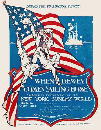 当杜威乘船回家`When Dewey comes sailing home (1899)