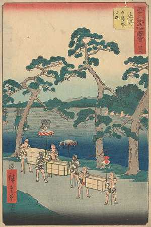 肖诺`Shono (1855) by Andō Hiroshige