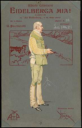 卢茨（第三幕）`Lutz (atto IIo) (1907) by Pipein Gamba