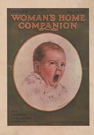 女人s Home Companion，1907年4月，10美分`Womans Home Companion, April 1907, ten cents (1907) by E. A. Ritenour
