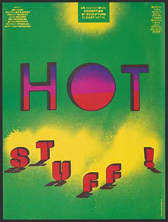 性感的人铸造金属雕塑邀请展。。。`Hot stuff! An invitational exhibition of sculpture in cast metal… (1985) by Lanny Sommese