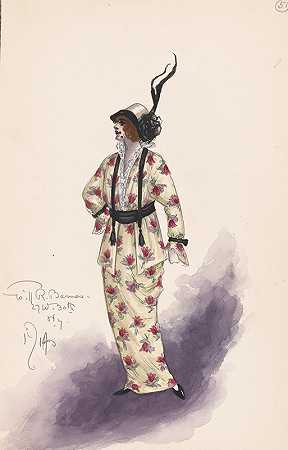 女人女装`Womans costume (1914) by Will R. Barnes