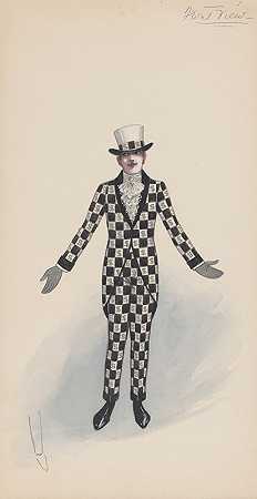 穿西装的男人`Man in money suit (1922 ~ 1923) by Will R. Barnes