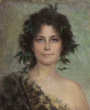女人的头`Tête de femme (1909) by Caroline Baily