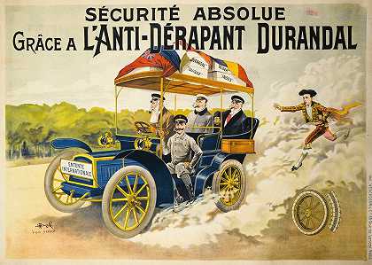 安全赦免格雷斯法案反灭鼠剂杜兰达尔`Securite Absolue Grace A Lanti~Derapant Durandal (1902) by Marcellin Auzolle