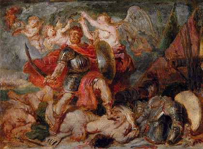 胜利D亨利四世`Le triomphe dHenri IV (17th Century) by Peter Paul Rubens