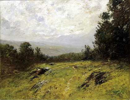 山坡`Hillside (1908) by Edward Gay