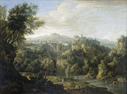 Tivoli景观`View of Tivoli (1725) by Isaac de Moucheron