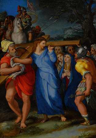 耶稣背着十字架`Christ Carrying the Cross by Alessandro Allori