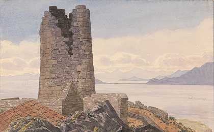 O哈拉直布罗陀s大厦`OHaras Tower, Gibraltar (1843) by George Lothian Hall