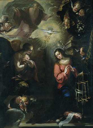 通告`Annunciation (1664) by Francisco de Solís