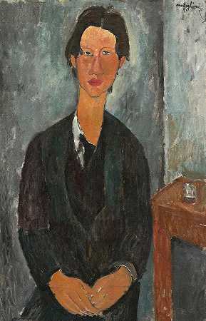 柴姆·苏丁`Chaim Soutine (1917) by Amedeo Modigliani