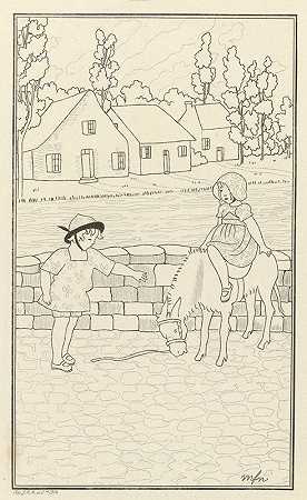 彩绘帆布连衣裙`Robes de toile peinte (1914) by Monogrammist MFN