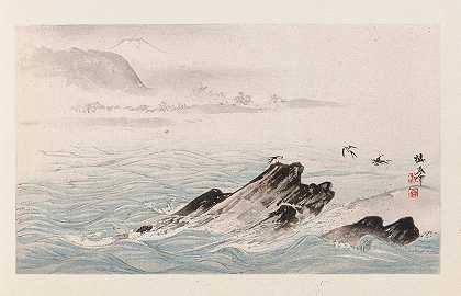 Seihōjūni富士，PL.02`Seihō jūni Fuji, Pl.02 (1894) by Takeuchi Seihō