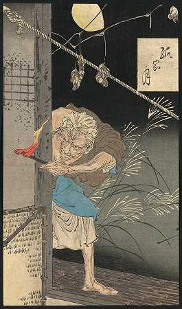 Hittosuya no-tsuki`Hitotsuya no tsuki (1880) by Tsukioka Yoshitoshi