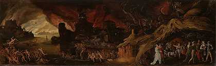 最后的审判和七宗罪`The Last Judgment and the Seven Deadly Sins (1600 ~ 1638) by Jacob Isaacsz. van Swanenburg