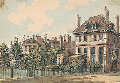 新客栈`New Inn (between 1794 and 1800) by Samuel Ireland