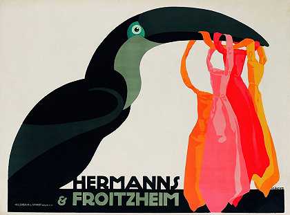 赫尔曼和弗罗伊兹海姆`Hermanns and Froitzheim (1911) by Julius Klinger