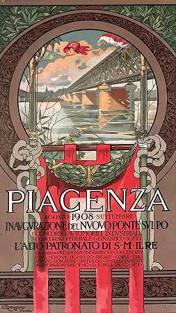 皮亚琴察`Piacenza (1908) by Ottorino Romagnosi