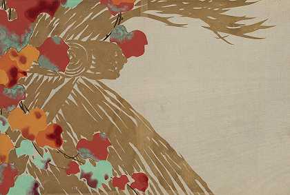 常春藤（津田）`Ivy (Tsuta) (1909~1910) by Kamisaka Sekka