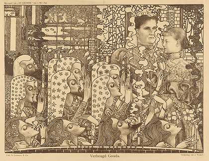 快乐高达`Verheugd Gouda (1897) by Jan Toorop