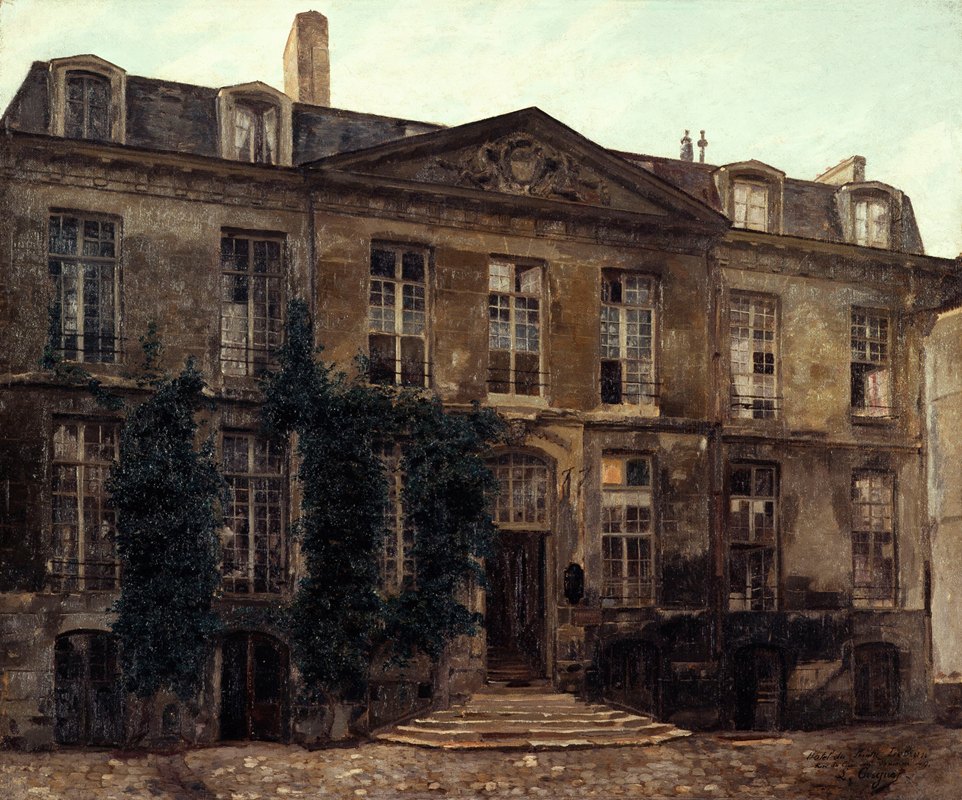 L红衣主教街勒布朗`LHôtel Le Brun, rue du Cardinal~Lemoine (1898) by Léon Cugnet