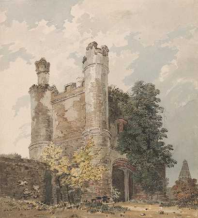 托尔斯亨特-贝克汉姆，埃塞克斯`Tolleshunt~Beckingham, Essex (ca. 1795) by Thomas Girtin