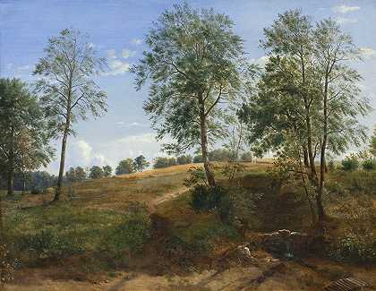 福南Næsby的卡罗琳之春`The Caroline Spring at Næsby on Funen (1844 – 1845) by Dankvart Dreyer