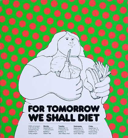 明天我们要节食`For tomorrow we shall diet by National Institutes of Health