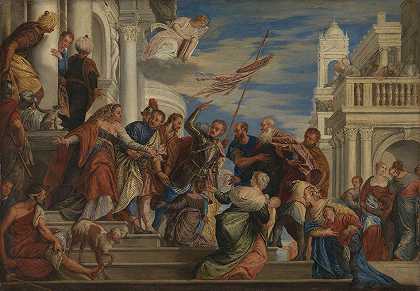 圣徒马克和马塞利努斯被带去殉道`Saints Mark and Marcellinus being led to Martyrdom