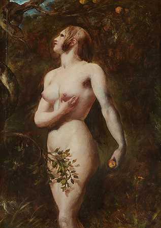 夏娃（在花园里）的诱惑。tif“`The Temptation of Eve (In the Garden).tif” by William Etty