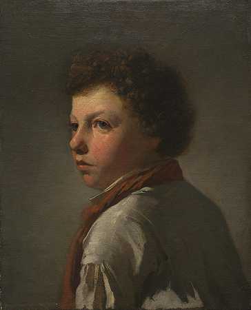 一个年轻人的肖像`Portrait of a Young Man (not dated)