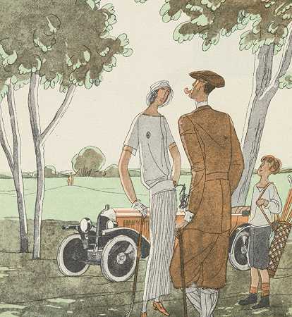 1922年公报-第9期：第268页：雪铁龙和体育。`Gazette du Bon Ton, 1922 – No. 9 : p. 268: Le Citroën et les Sports. (1922)