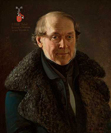 维尔纽斯贵族元帅米夏耶夫·罗默（MichałJózef Römer，1778-1853）的肖像`Portrait of Michał Józef Römer (1778–1853), marshal of the Vilnius gentry (1847) by Jan Chrucki